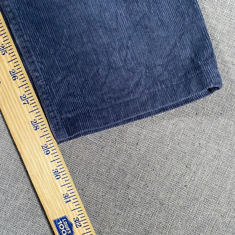 Banana‎ Republic Corduroy Pants Mens 31x34 Blue Gray Pima Cotton Straight Leg